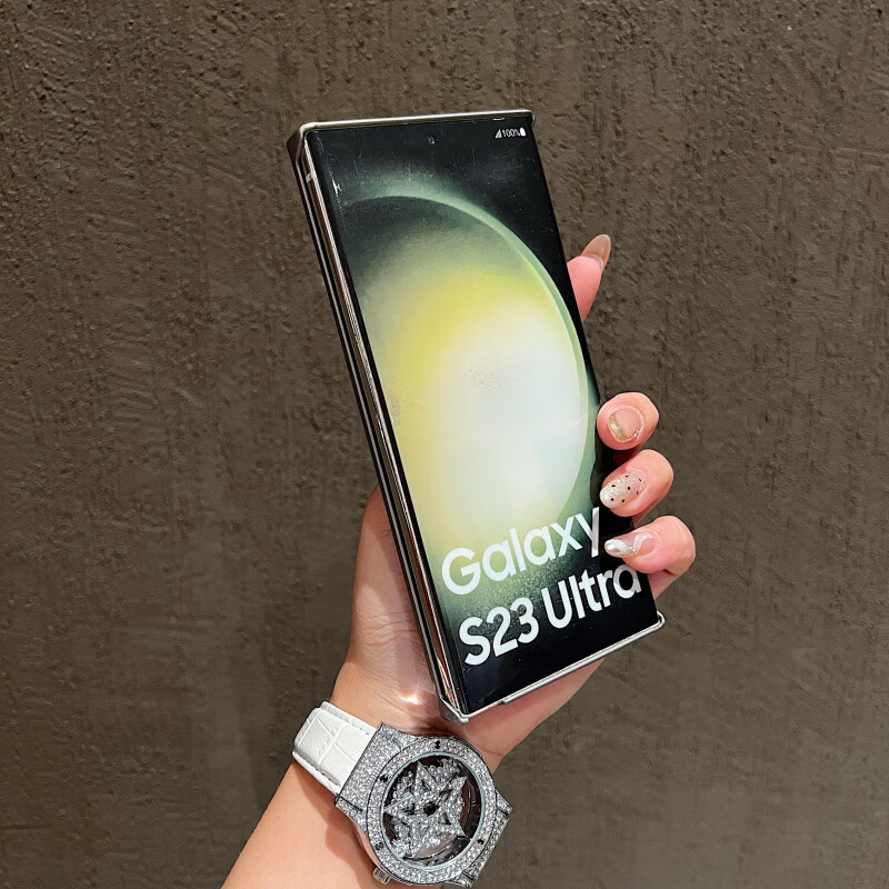 Youshi Samsung S24Ultra mobile phone case Kevlar texture S25Ultra anti-fall all-inclusive S23Ultra metal magnetic suction S22Ultra simple frame protection advanced protective cover deep space gray contrast texture Samsung Galaxy S24 Ultra