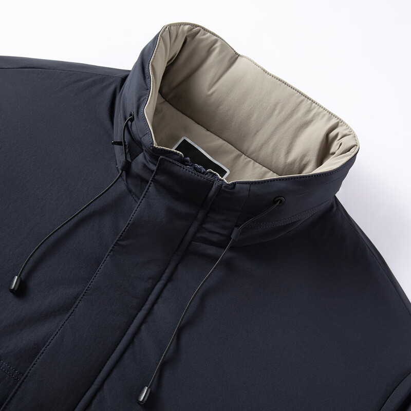 Romon stand collar jacket men's winter outdoor simple solid color quilted jacket breathable casual men's jacket business men's wear