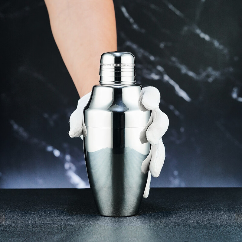 Bar soul standard three-stage shaker 304 stainless steel classic Japanese shaker professional British bartender shaker classic large size 500ml regular recommendation