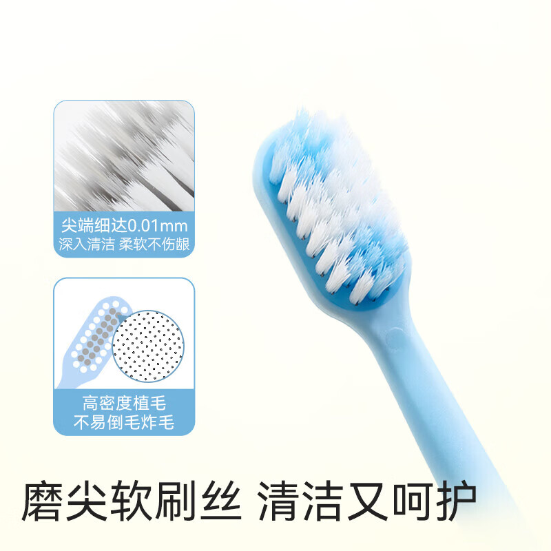 Jingjing Tokyo-made filament soft-bristle gum protection toothbrush 8-piece set for men and women with independent sheath household ultra-fine bristles mass-selling barrel
