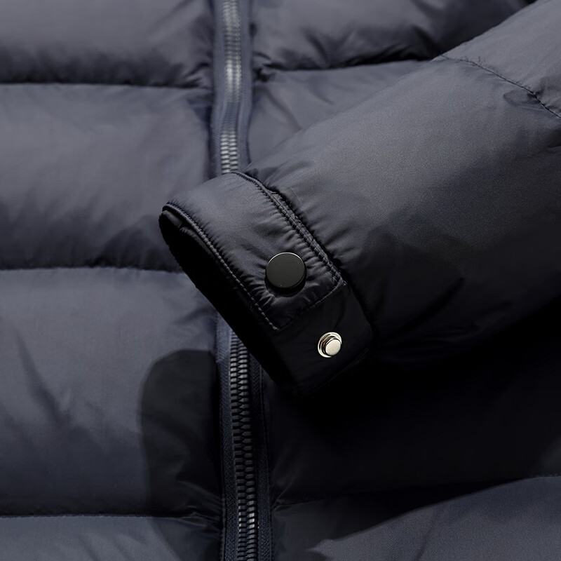 Flying in the Snow High Puff Goose Down Down Jacket Men's Short Stand Collar New Fashion Trend 90 Velvet Thickened Warm Simple Jacket