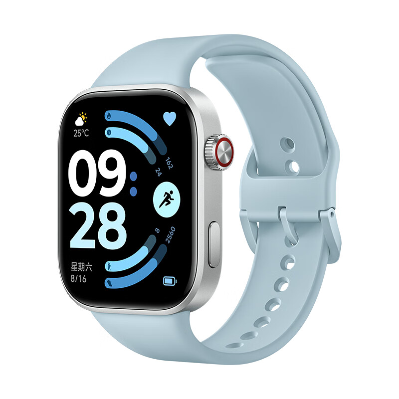 Xiaomi (MI) REDMI Watch 6 ThePaper OS 3 Heart Rate and Blood Oxygen Monitoring Bluetooth Call Redmi Watch 6 Smart Watch Gift for Boyfriend or Girlfriend Misty Blue