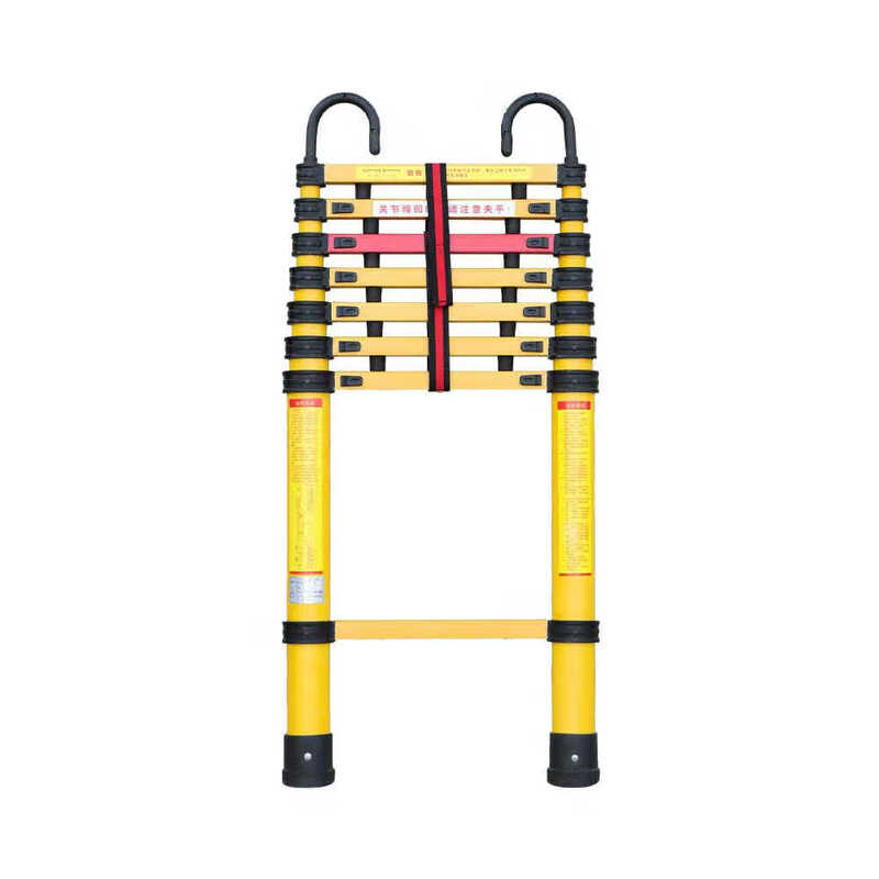 Insulated ladder, telescopic herringbone ladder, insulated telescopic ladder, fishing rod ladder, fiberglass insulated straight ladder, power maintenance bamboo ladder, 2-meter straight ladder, free anti-slip mat