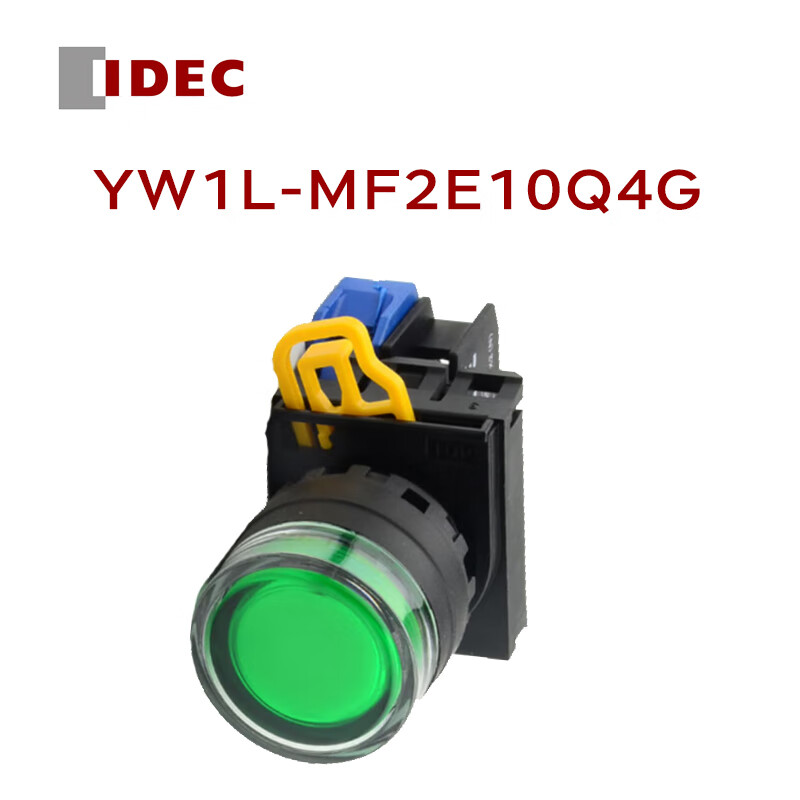 Izumi IDEC illuminated button switch full protective cover convex head shape 22mm MF2E10Q4G green