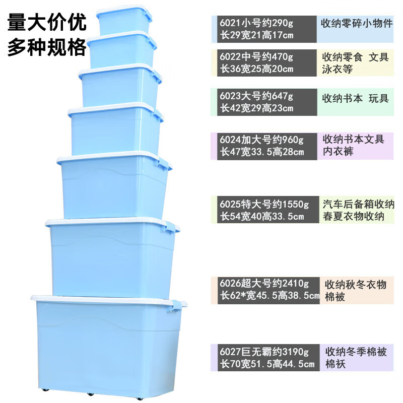Sifokding storage box with handle storage box storage box miscellaneous tool storage box with lid transparent medium size (36*25*20)