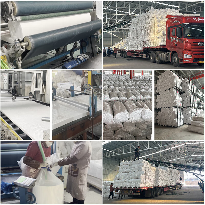 Insulation cotton aluminum silicate needle punched blanket high temperature resistant fireproof cotton asbestos exhaust pipe aluminum foil fireproof wrapped insulation material thick 40MM-61CM wide * 1M long.