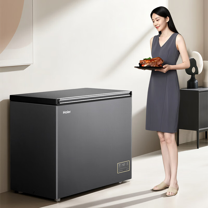 Haier (Haier) 200 liters-40 small freezer household commercial refrigerator freezer dual-use freezer Jingdong official flag small refrigerator small freezer BC/BD-200GHEPSD9D 200 liters-40 degrees deep cooling quick freezing 200L