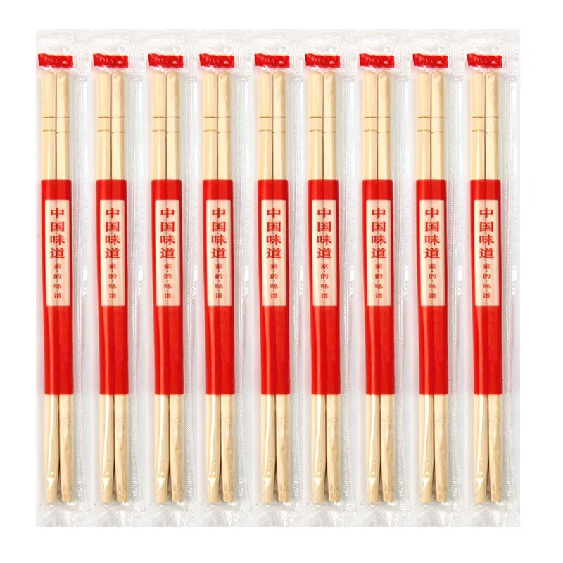 Disposable chopsticks, commercial take-out bamboo chopsticks, fast food, convenient and hygienic bamboo chopsticks, food grade, wedding, New Year and Spring Festival, 100 pairs