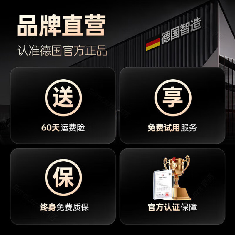 KDISV German vacuum sealing machine household commercial wet and dry fully automatic vacuum packaging machine high-power food antibacterial fresh-keeping machine plastic sealing machine without bagging bacon sausage silver gray - 100 bags