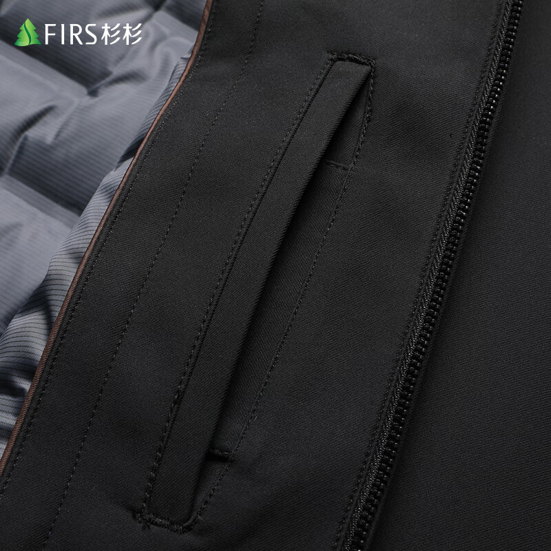 Shanshan Removable Liner Duck Down Jacket Men's Autumn and Winter Business Executive Jacket Lapel Casual Dad Work Jacket