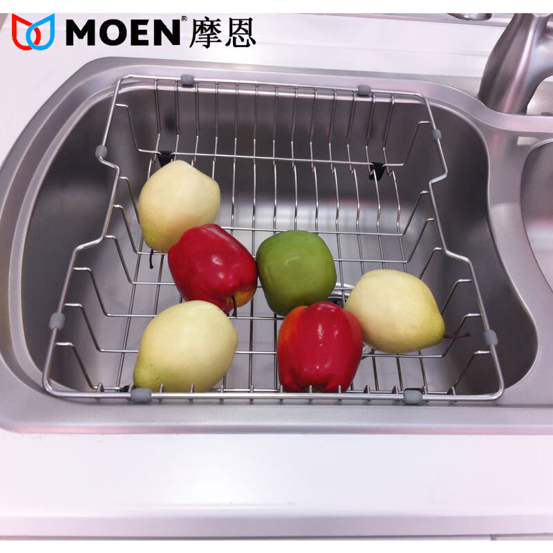 Moen stainless steel dish drain basket kitchen storage rack 5456754573 basin in basin 27153SL middle basin 27153SL can be equipped with 2751127512