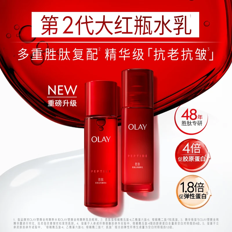 Olay (OLAY) big red bottle water lotion moisturizing anti-wrinkle firming skin care product set gift box birthday New Year's Valentine's Day gift for girlfriend