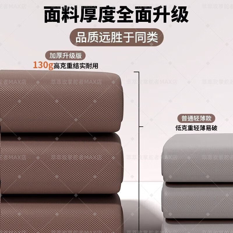 YWZR quilt storage bag extra large suitable for students to start school moving packing bag dormitory thickened extra large capacity anti-caramel brown thickened Oxford super pack, large board huge - 1 pack 100*60*30CM