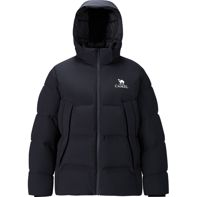 Camel (CAMEL) men's three-proof down jacket men's winter thickened and warm couple style goose down bread jacket M15CR01050