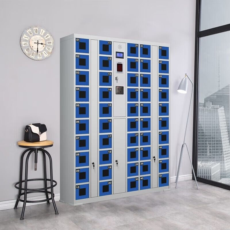 Calista mobile phone storage cabinet charging cabinet charging box storage cabinet electronic scan code face recognition fingerprint storage