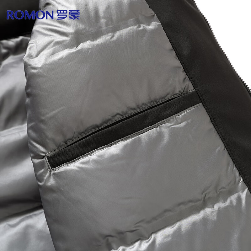 Romon 90 duck down jacket men's winter executive lapel thickened jacket business casual dad work jacket