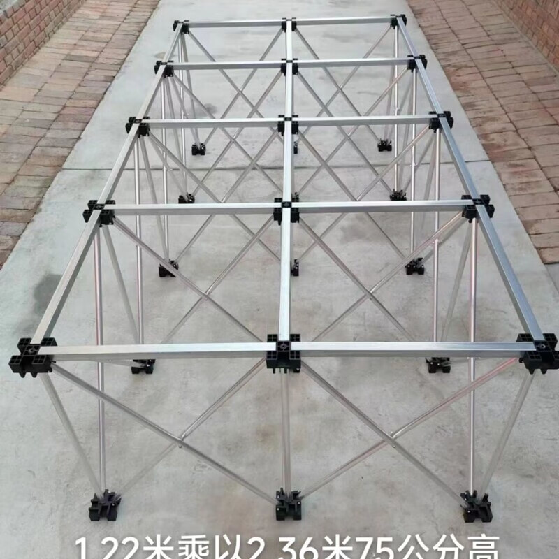 Mo Peng spider leg workbench reinforced galvanized steel spider leg rock slab workbench woodworking bricklayer tile glass marble processing platform telescopic portable multifunctional rock slab shelf woodworking stainless steel Order 10 legs 0.715 meters wide by 2.62 meters long by 75 high