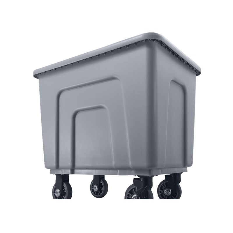 Southern plastic linen cart multi-functional thickened hotel room cleaning service wheel cart C-40S black