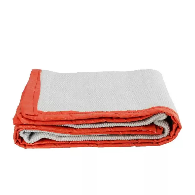 High temperature resistant fire blanket fire certification thickened ceramic fiber industrial gas station welding special fire blanket asbestos quality carbon fiber fire blanket 2mm1*1m-