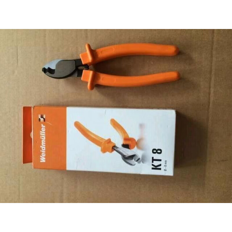 Weidmüller KT 8 German wire cutting tool 8MM 9002650000 orange