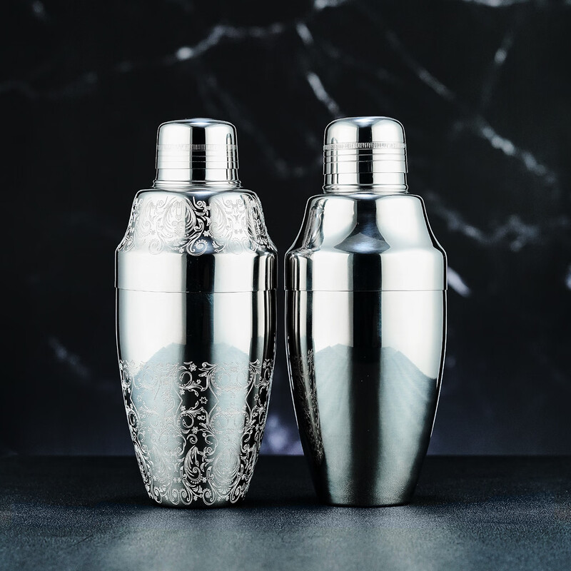 Bar soul standard three-stage shaker 304 stainless steel classic Japanese shaker professional British bartender shaker classic large size 500ml regular recommendation