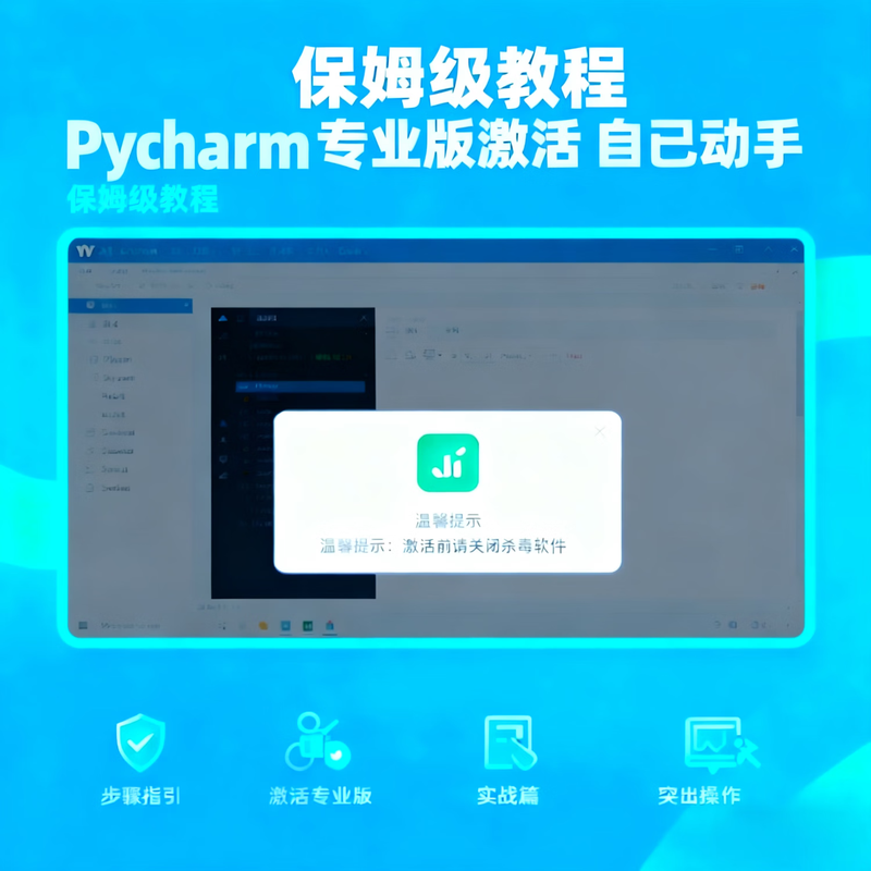 Pycharm2026 latest version remote installation activation service PyCharm activation code remote activation personal activation (one-click permanent activation)