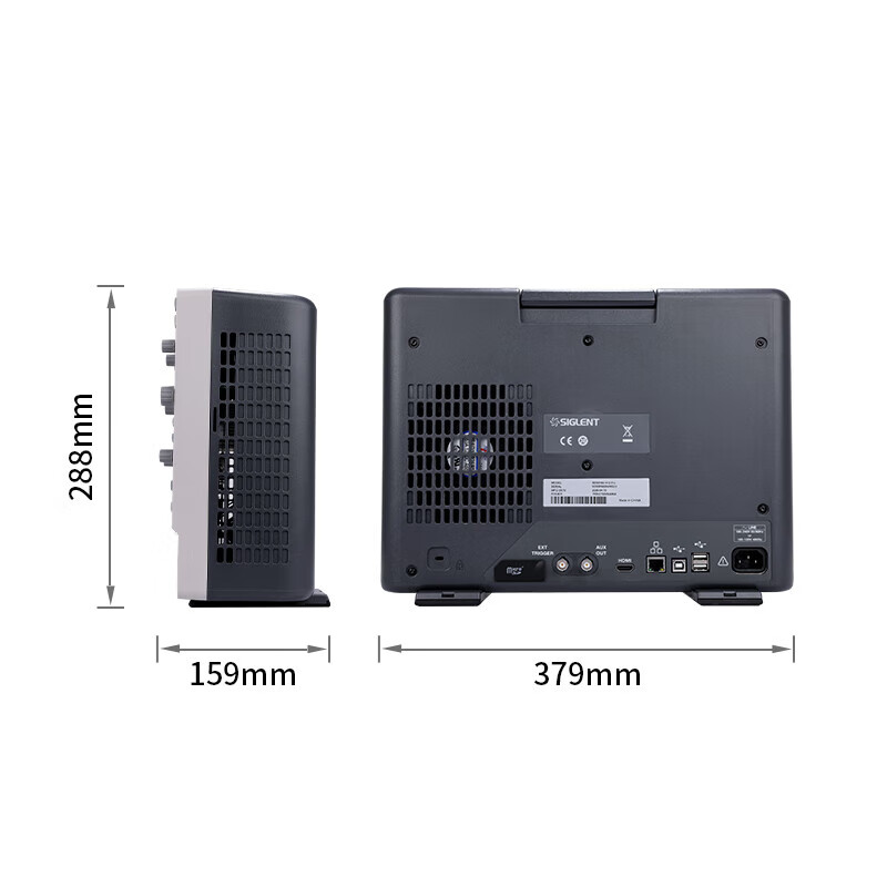 SIGLENT high-end digital phosphor oscilloscope, high-resolution mixed signal, powerful eye diagram, 12.1-inch four-channel SDS6204 H10 Pro/2G