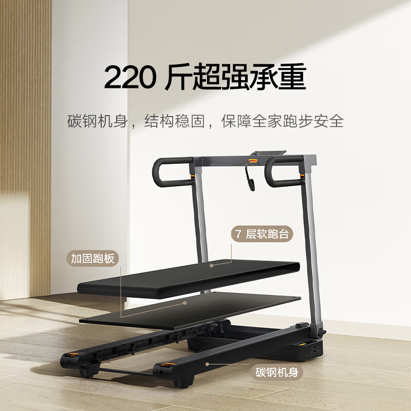 Xiaomi (MI) smart home treadmill M2 folding indoor small fat-burning walking machine hill climber Mijia smart treadmill