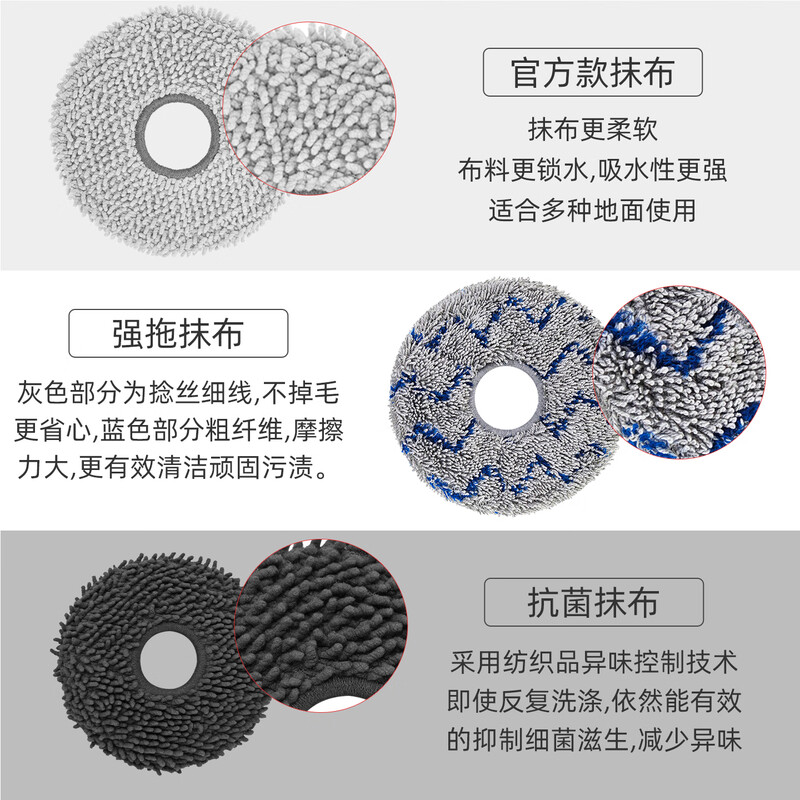 Xiao will adapt to Ecovacs sweeping robot accessories T50 PRO mop rag cleaning liquid filter element roller brush cover side brush dust bag holder filter dust box consumables T50 PRO first trial package