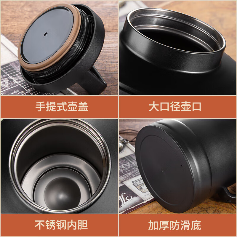 Fat Donglai Yangma recommended dry ice bucket commercial household stainless steel ice bucket dry ice special bucket ice storage container extra large capacity black dry ice bucket 6L single