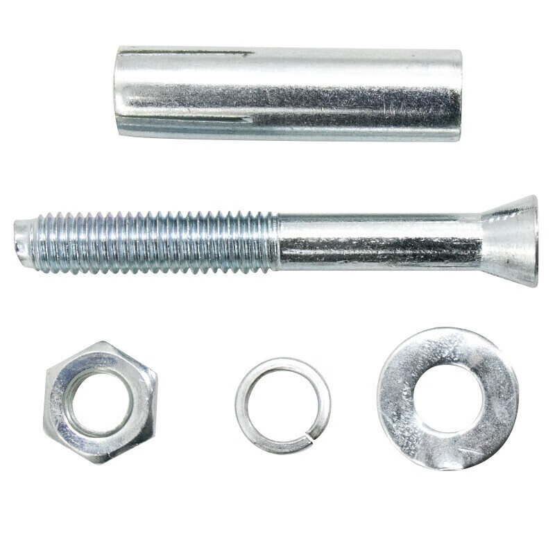 Bingyu grade 4.8 (national standard) blue and white zinc plated GB22795 expansion screw pull bolt M10*80 (10 pieces)