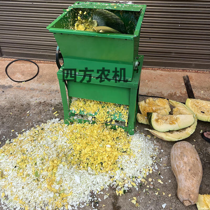 Sanqihu stainless steel melon and fruit dicing machine small household cultivation sweet potato pumpkin cassava radish potato pellet machine 6 blades 6 blade dicing machine supporting motor