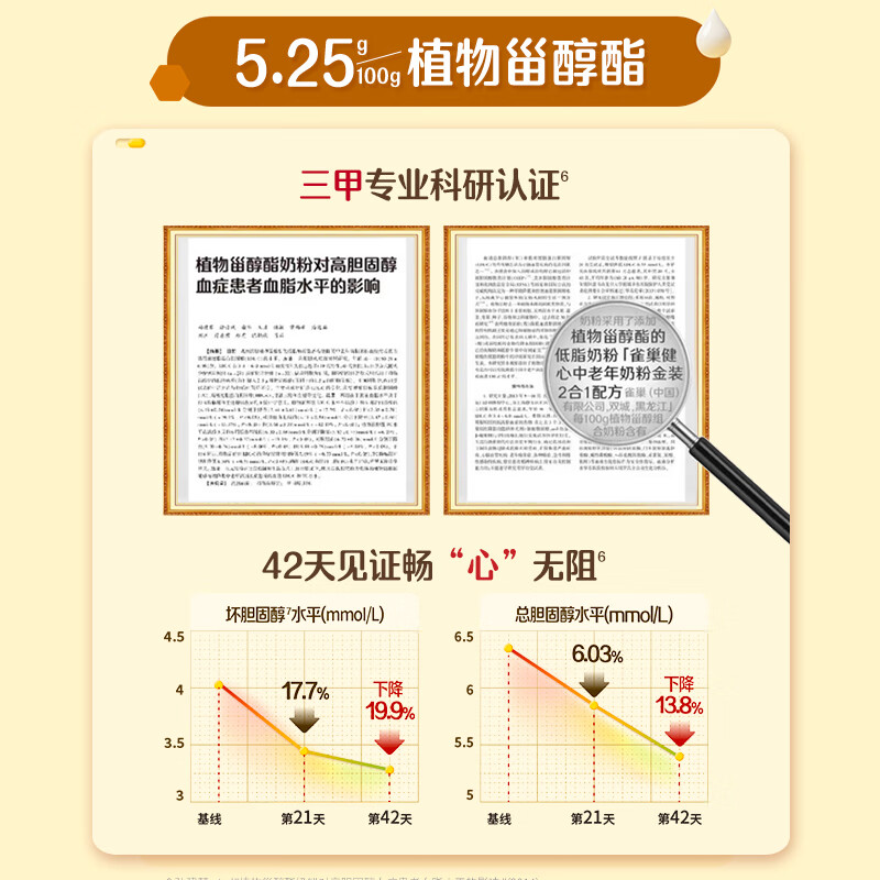 Nestle milk powder for adults, middle-aged and elderly milk powder Yiyang high calcium low GI gift for parents and elders gift 800g*2 gold 2-in-1 formula milk powder gift box