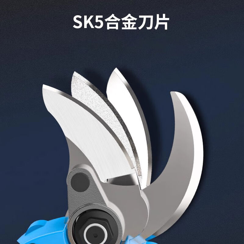 Jinggu Jianxing electric scissors rechargeable powerful garden fruit tree pruning shears lithium-ion branch shears electric shears pruning artifact brushless 7:00 upgrade luxury model 2 electric + blade with telescopic pole gift pack