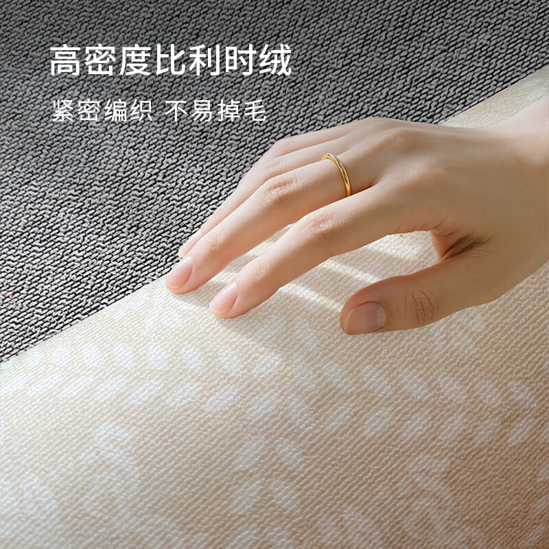 Cotton clothing embellished living room study round carpet bedroom computer desk study chair swivel chair floor mat no-wash wipeable soundproof foot mat