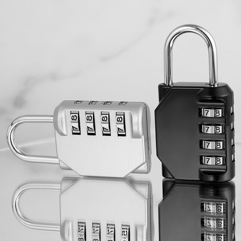 AUBURN medium password lock padlock 32mm student dormitory locker door lock power meter box lock 1600 silver