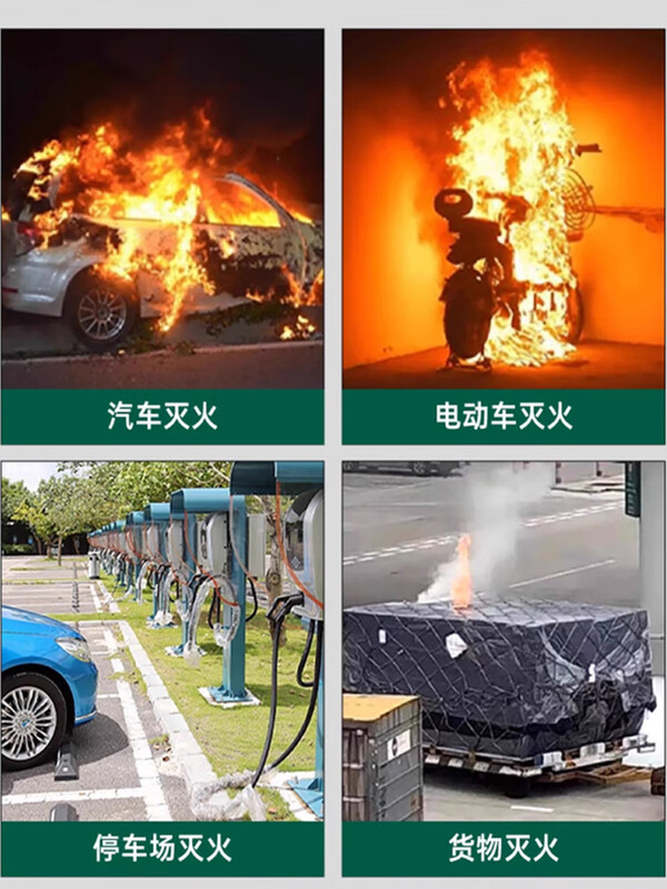 Fire 3C certified new energy tram special gas station car fiberglass silicone fire retardant fire blanket 6mx6m fiberglass cloth, no silicone car type
