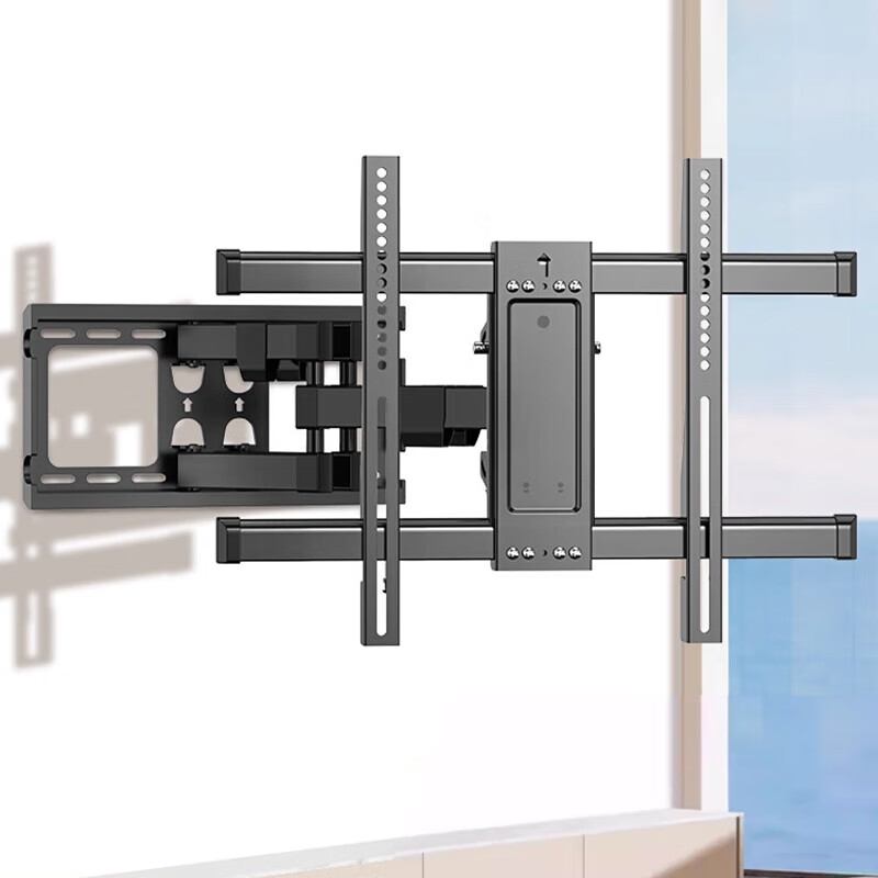 TV wall mount suitable for Samsung TV bracket telescopic rotating rack wall mobile folding 75/86/98 inches suitable for Samsung 40-70 inches widened panel