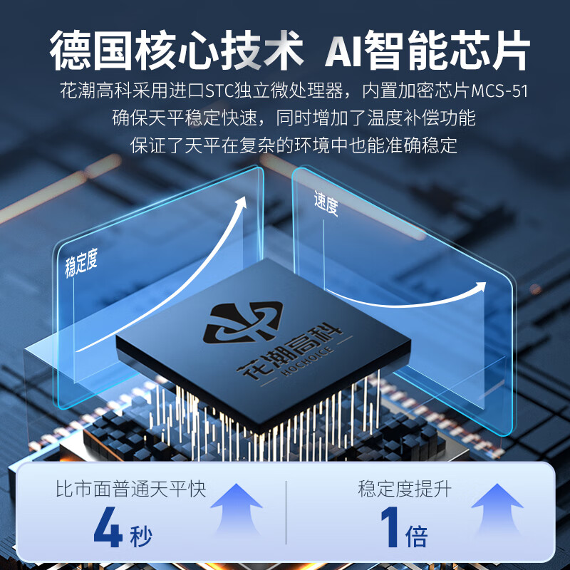 Huachao Hi-tech one-ten thousandth analytical balance 0.001g laboratory 0.0001g high-precision electronic balance scale