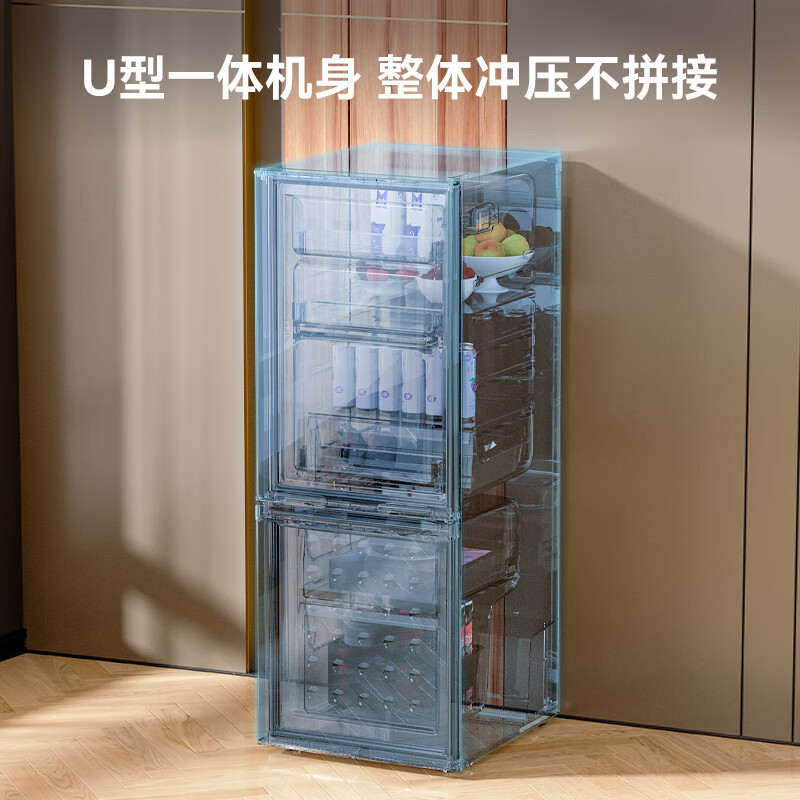 Royalstar 183-liter small refrigerator small home rental office dormitory double door two-door double-door two-door refrigerator energy-saving power-saving bass titanium dark gray BCD-183L9RSZ