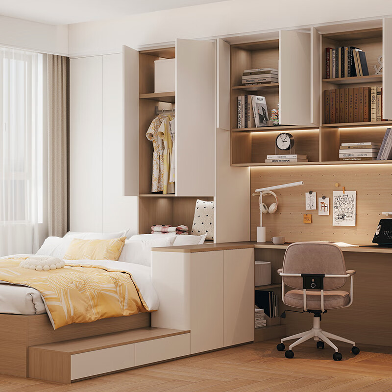 Quanyou Home Whole House Customization Tatami Customization Overall Combination Customization Tatami Bed Wardrobe Integrated Customization Earnest Money