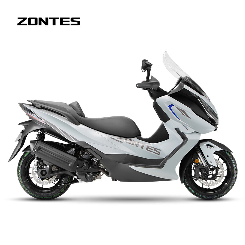 Shengshi ZONTES 2026 new Shengshi 368E electronic throttle scooter National IV single-cylinder water-cooled 368cc mecha gray