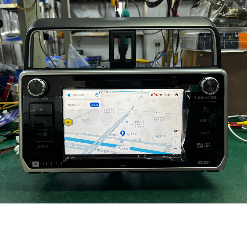 Shenxing 14-19 Toyota Prado overbearing central control large-screen navigation reversing image 360 panoramic all-in-one machine 4G version eight-core 2+32G+Carplay+hicar navigation standard