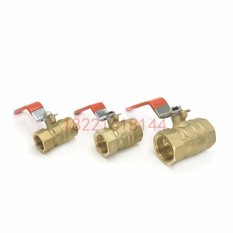 DUNAN copper ball valve dn25 20 heating 4 minutes 6 minutes 1 inch tap water valve meter front water switch 50 thick inner wire DN25_1 inch
