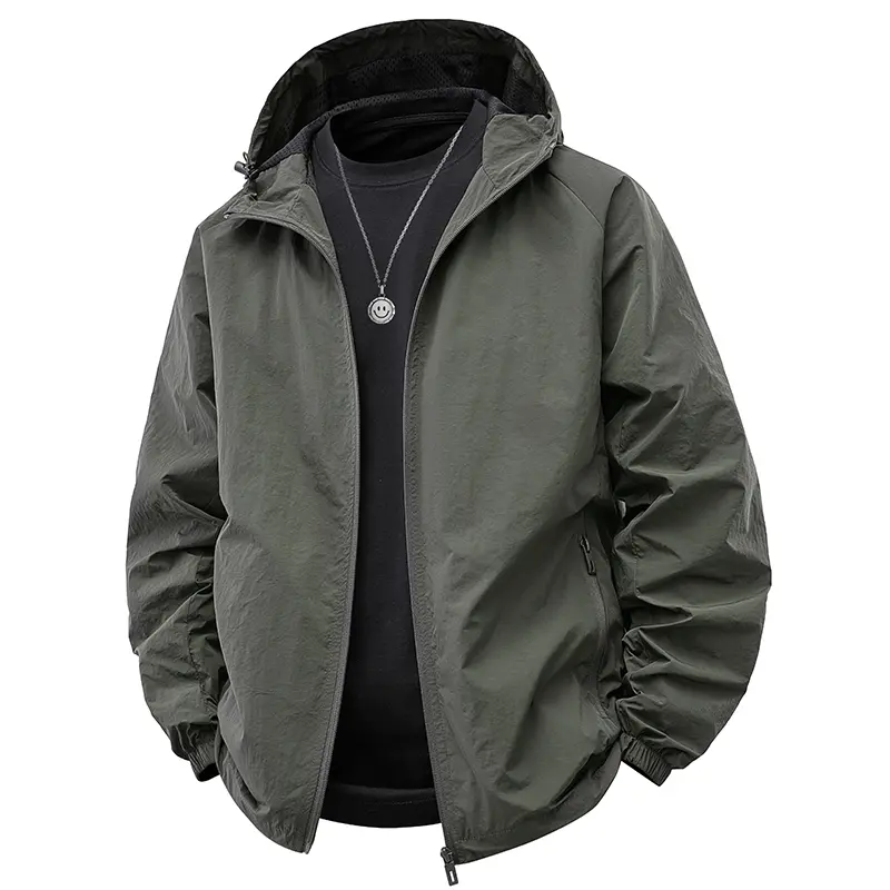 Baleno S&K Series Spring and Autumn Men's Jacket 2025 New Hooded Light Thick Jacket Outdoor Mountaineering Men's Black L