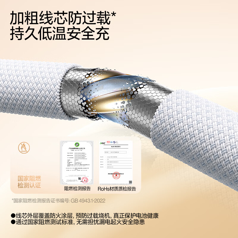 Flash Magic Apple 17/16/15 charging cable dual Type-C data cable PD60W fast charging cable double-head ctoc suitable for iPhone17/16e/15ProMax tablet iPad notebook