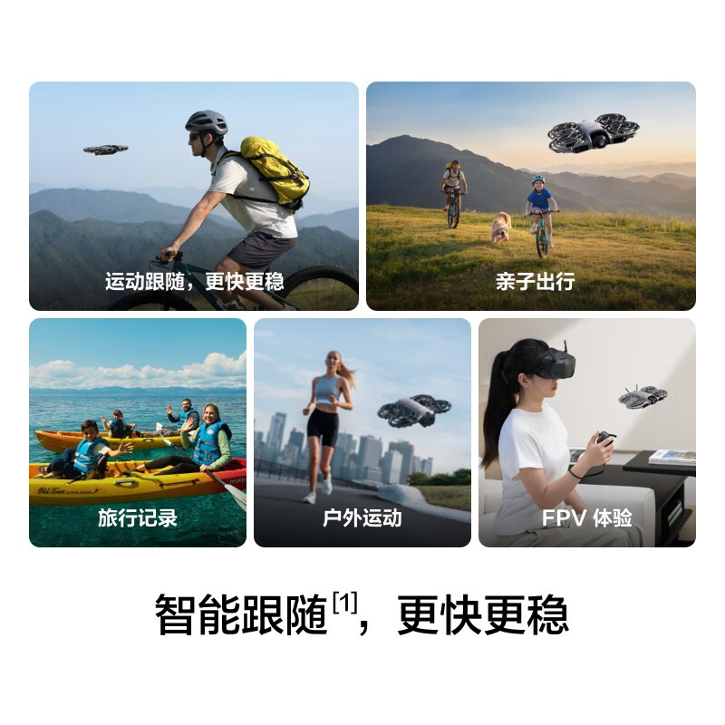 DJI Neo 2 Flying Kit (Aircraft only) Flying Photographer Sports Parent-child Outdoor Camping Travel 4K Mini Drone for Beginners