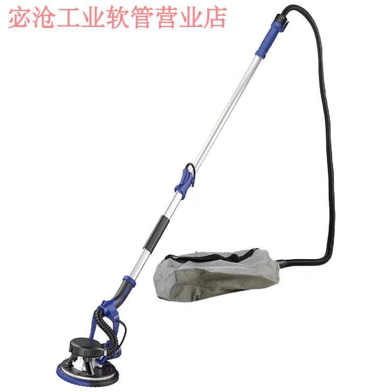 He Jiagong self-priming brushed wall grinder sandpaper machine polishing putty artifact wall grinding wall electric sandpaper dust-free machine upgraded double vacuum package one