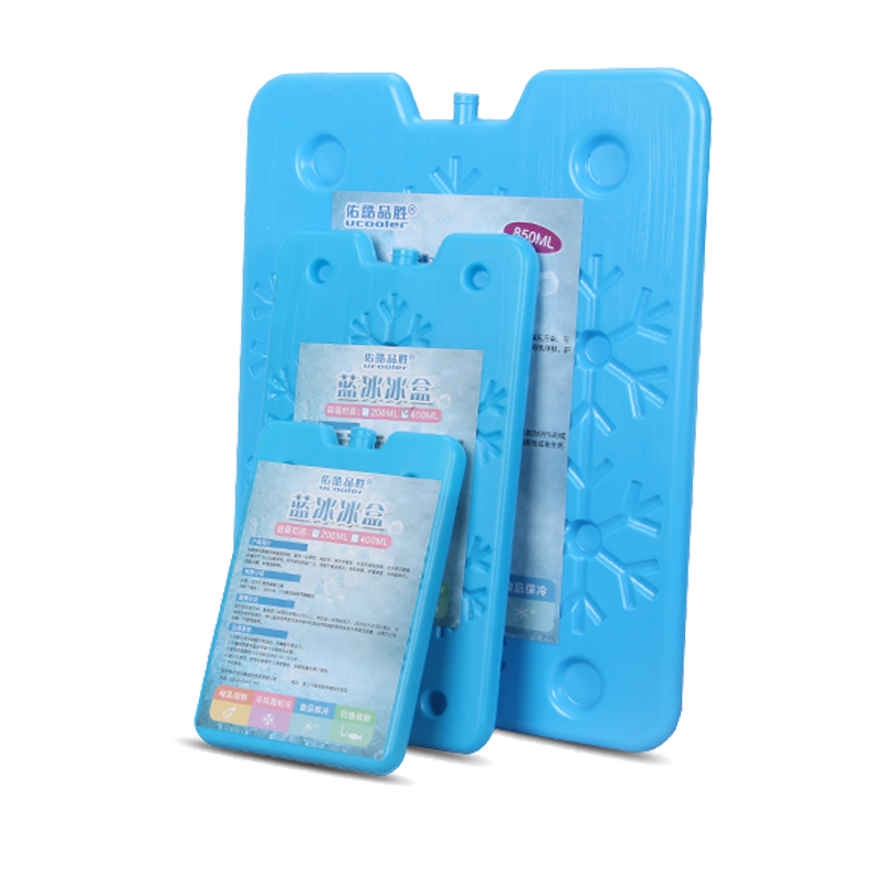 Youkupinsheng Ice Bag Biological Blue Ice Ice Box Barbecue Air Conditioning Fan Cooling Fan Recyclable Ice Brick Ice Board Fresh and Refrigerated 400ML Blue Ice (2 Pack)