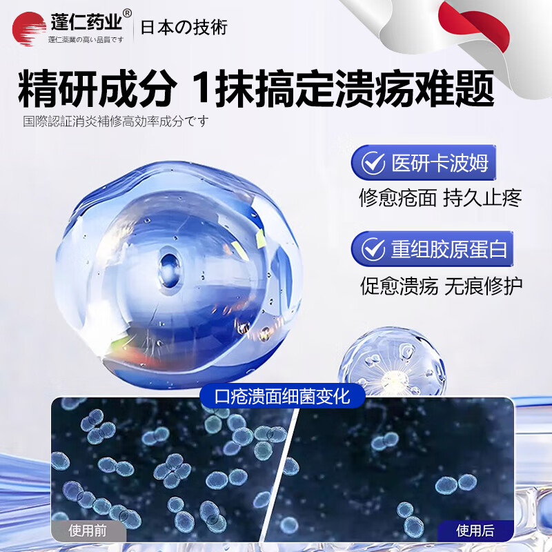 Pengren Pharmaceutical Oral Ulcer Repair Gel is a special medicine for oral ulcers. Children with sores and inflammation of the mouth and tongue can wear Oral Ulcer Patch. Oral Ulcer Powder can be used. Watermelon Cream Oral Ulcer Spray Yidianling